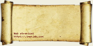 Isidora Srećković vizit kartica